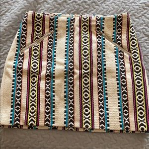 H&M Printed Mini Skirt